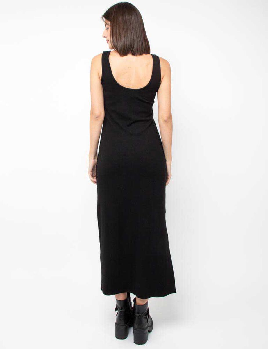 Vestido Slim Maxi Sin Mangas Mujer Fiorucci