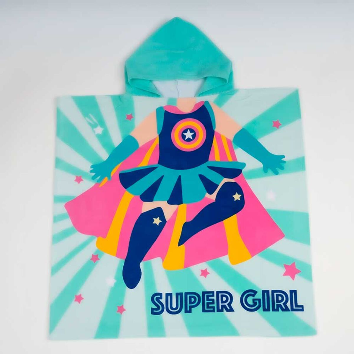 Toalla Poncho de Playa Infanftil Casanova Kids Girl