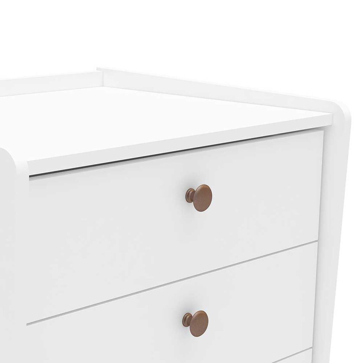 Cómoda Vekkahome Luisiana 4 Cajones Blanco 