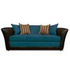Juego de Living Elegant Detail Minesota Sofá 3 Cuerpos + Sofá 2 cuerpos + Sillón 1 Cuerpo Azul