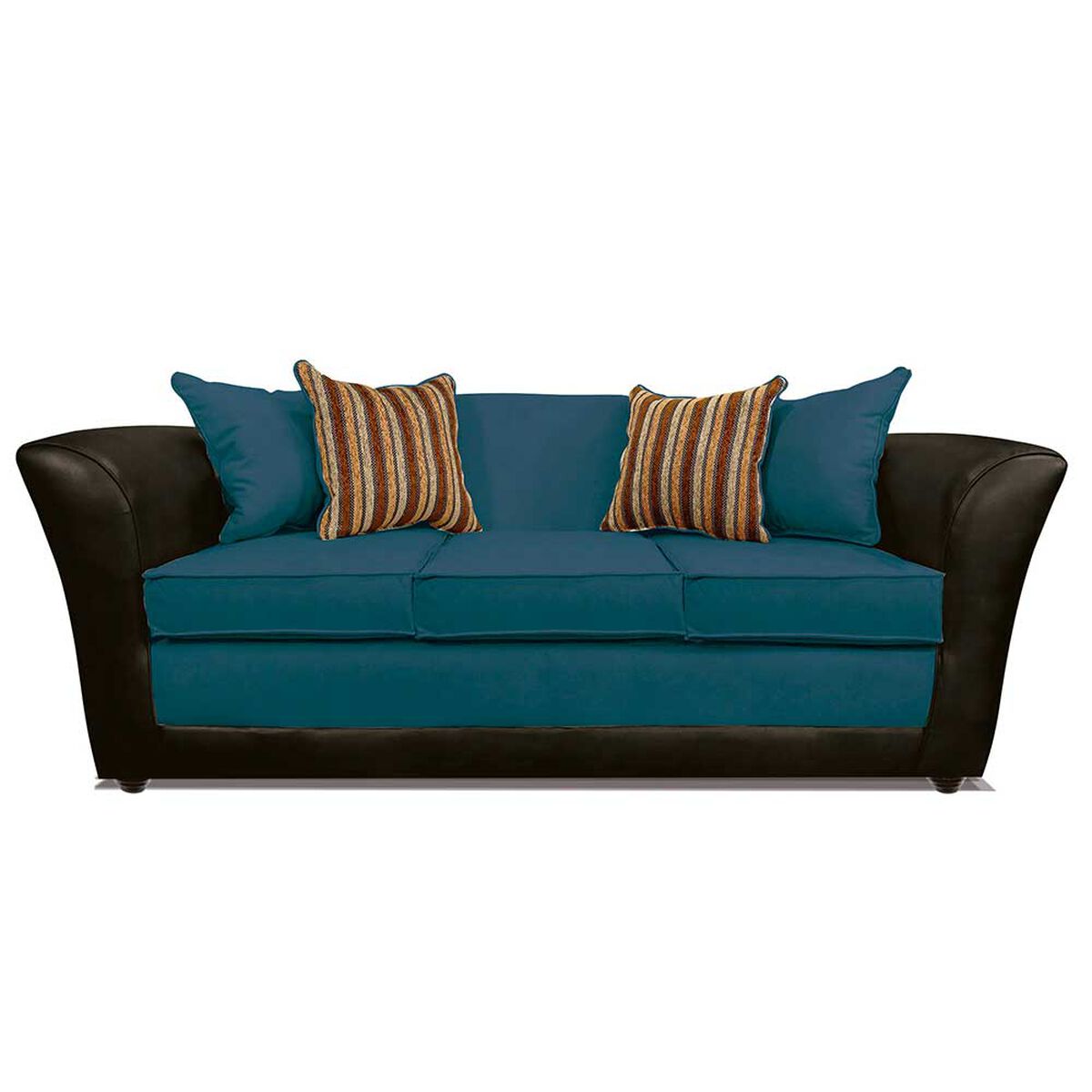 Juego de Living Elegant Detail Minesota Sofá 3 Cuerpos + Sofá 2 cuerpos + Sillón 1 Cuerpo Azul