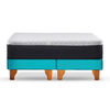 Cama Europea Latam Home 2 Plazas New Top BD Turquesa