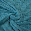 Frazada Doral 1,5 Plazas Chiporro Jacquard Liso Azul