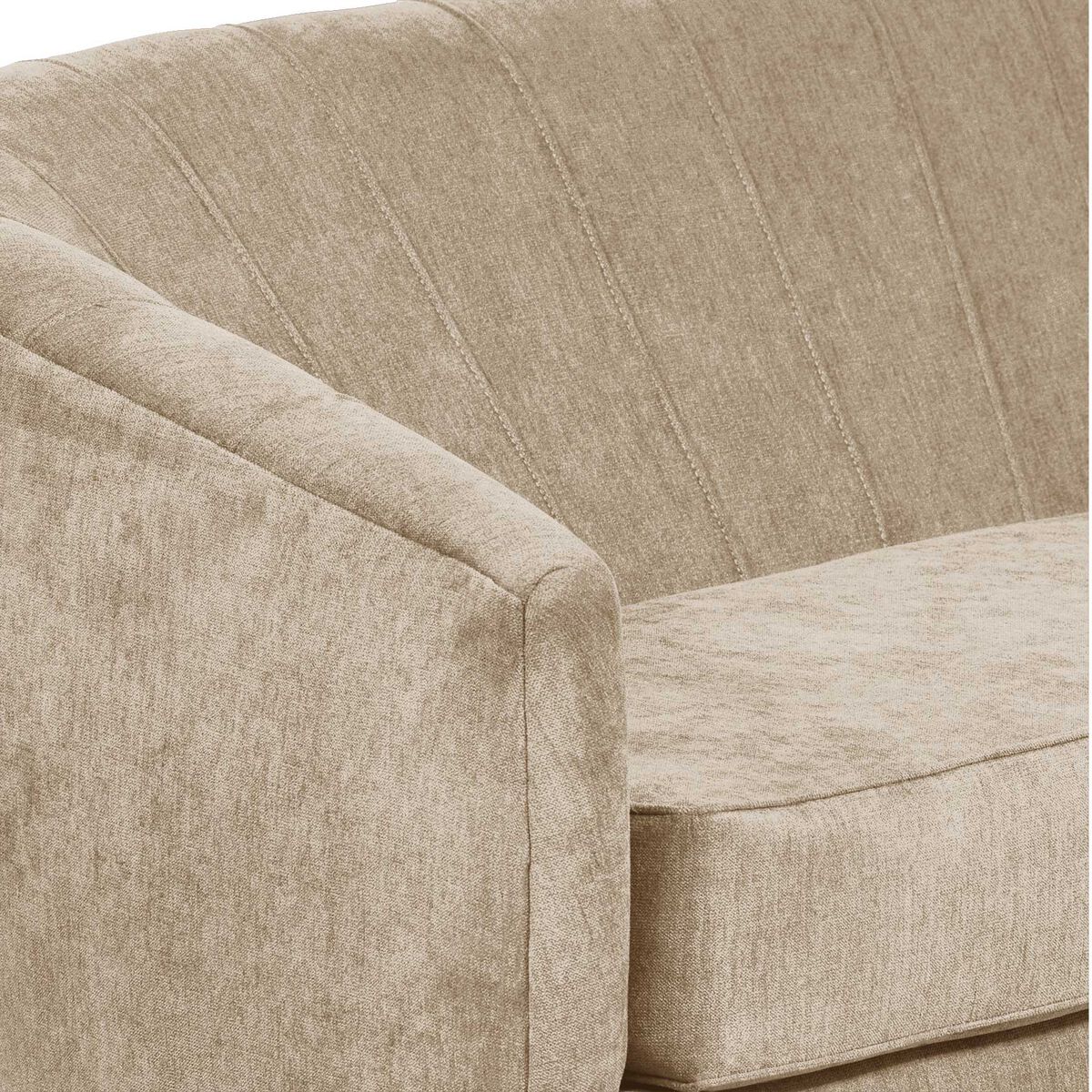 Juego de Living Innovamuebles Rio Sofá 2 Cuerpos + Dos Sillones 1 Cuerpo Beige
