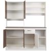 Mueble de Cocina CIC Paula Nogal Africano Blanco 1 Cajón