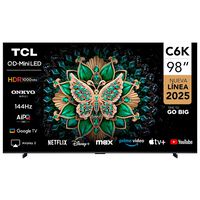 Smart TV Mini LED 98"" TCL 4K UHD Google TV 98C6K