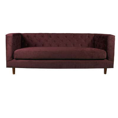 Sofá Tela Velvet Latam Home Brescia 3 Cuerpos