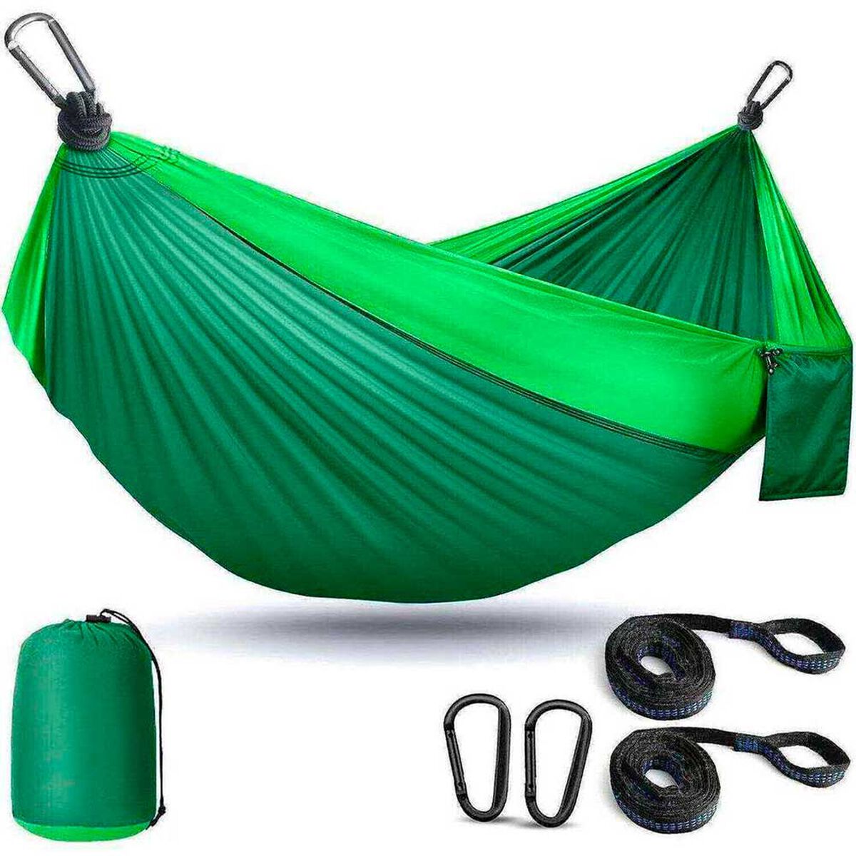 Hamaca Compacta Verde Pro Outdoor