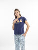 Polera de Pijama Manga Corta Jersey Mujer Icono
