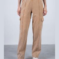 Pantalón Casual Sport Mujer Everlast Camel, DarkGrey