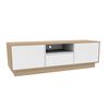 Rack TV CIC Nash Olmo Blanco Hasta 70"