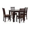 Juego de Comedor CIC Ñuble Chocolate 4 Sillas