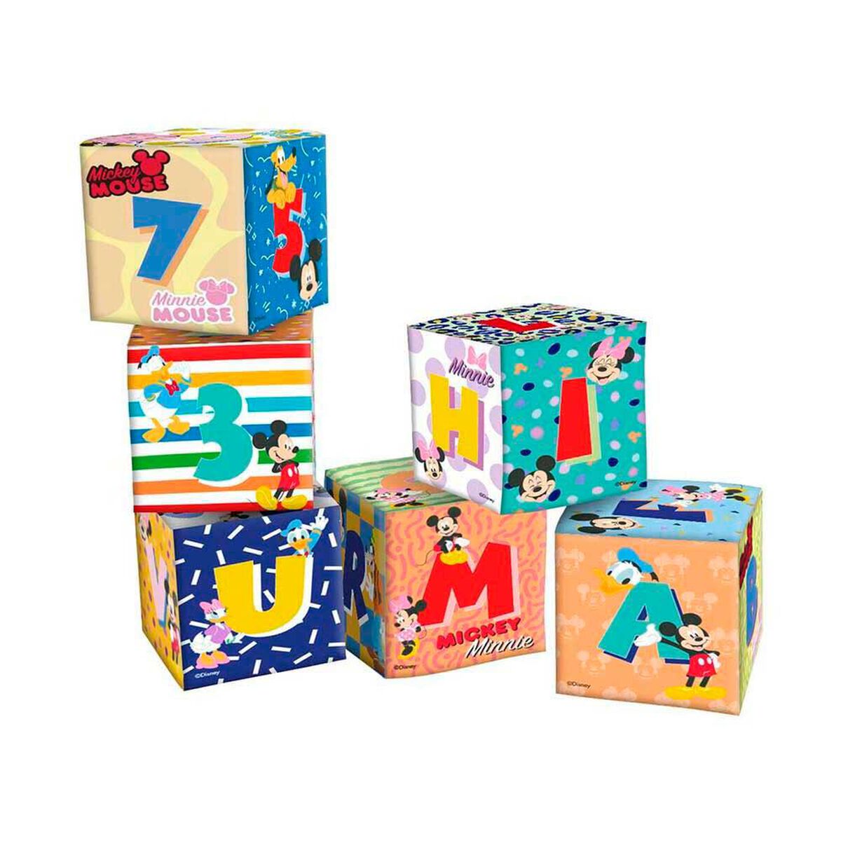 Cubo Soft Letras y N&uacute;meros Disney Baby