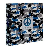 Álbum para Fotos Tela Vgo Camuflado con Memo 100 Fotos Azul