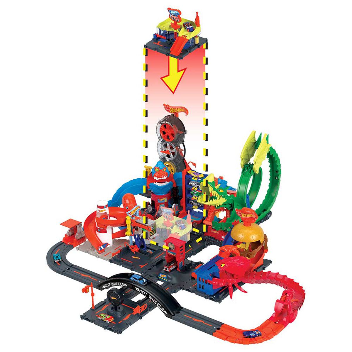Pista de Autolavado de la ciudad Hot Wheels City