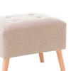 Pouf Latam Home Niza Lino Blanco