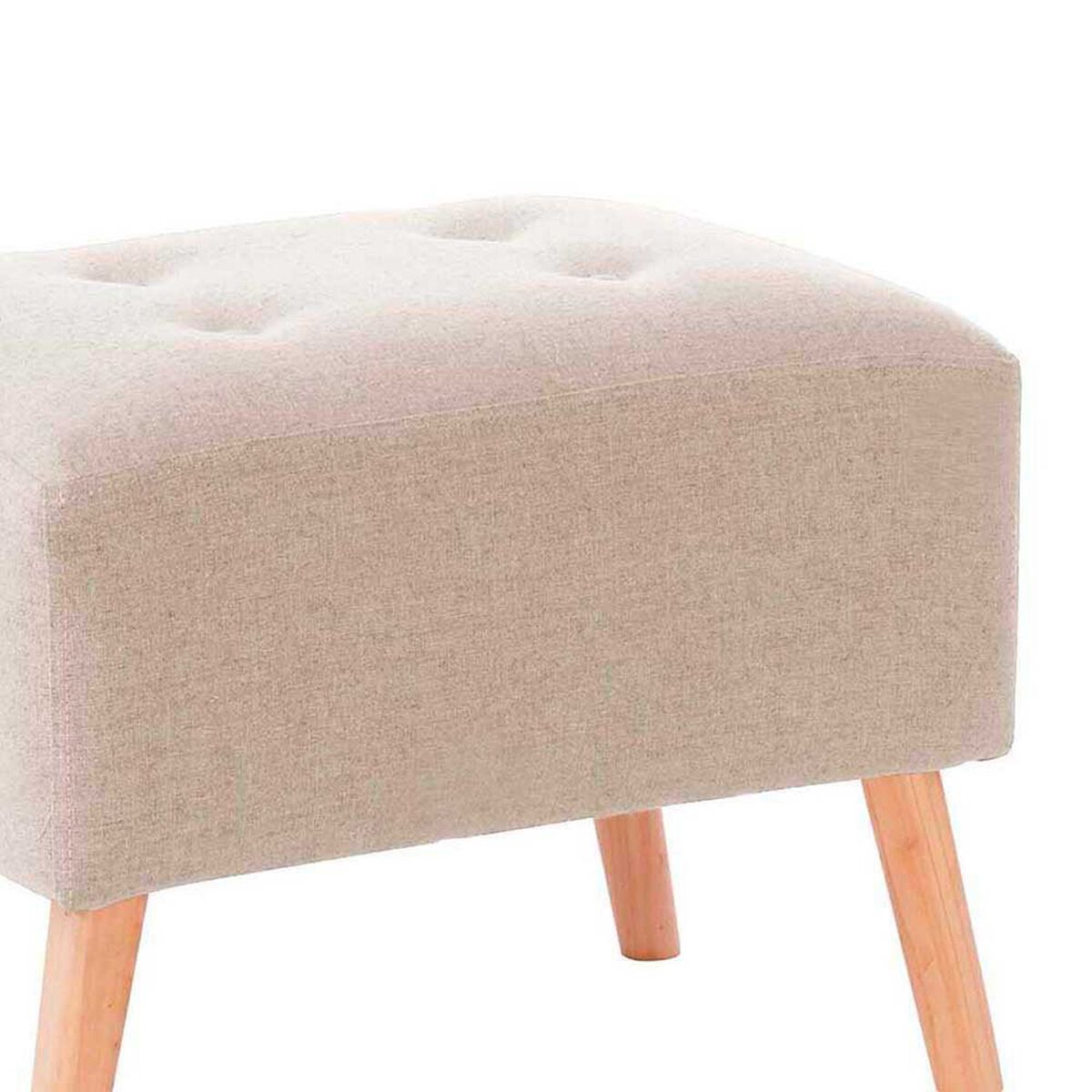 Pouf Latam Home Niza Lino Blanco