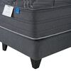 Cama Europea Flex 2 Plazas Black + 2 almohadas