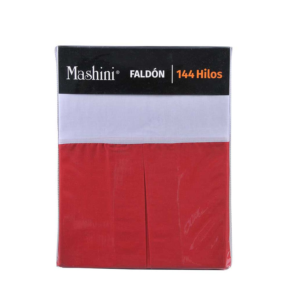 Faldón Mashini Mashini 1,5 Plazas Liso Rojo