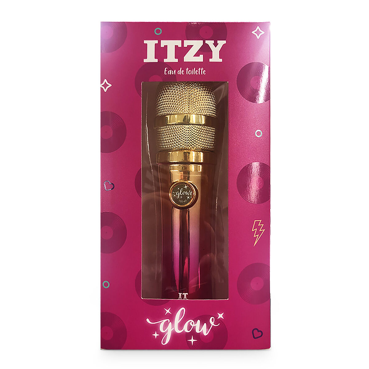 Perfume Itzy  Glow EDT en Forma de Micrófono 100 ml