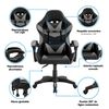 Silla Gamer Arthome Tokio Negra Gris