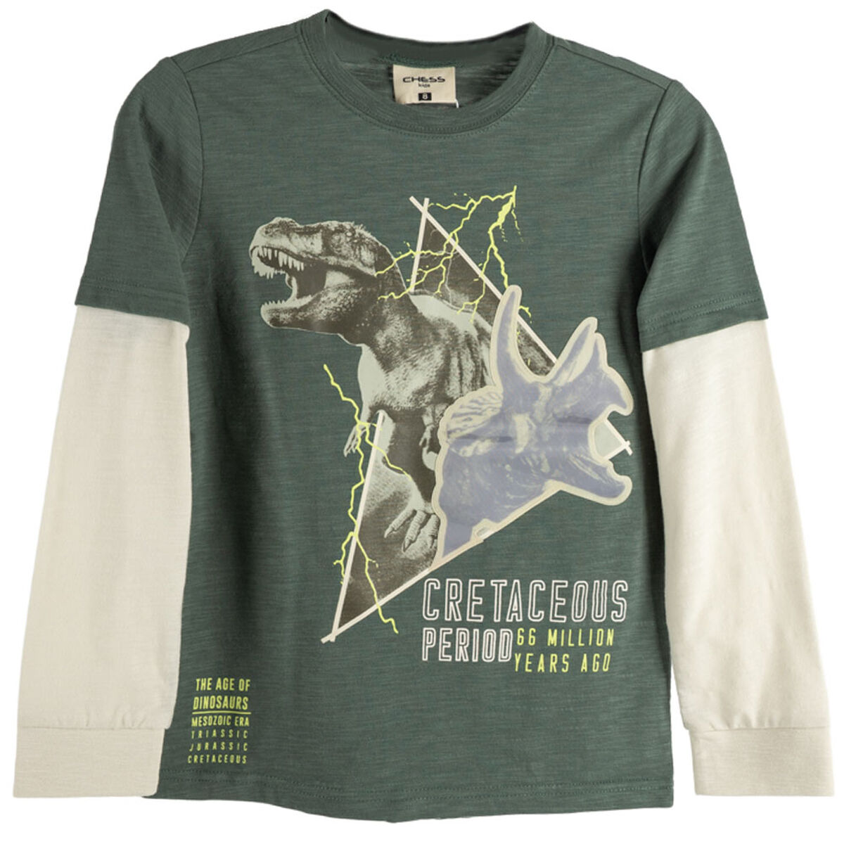 Polera Manga Larga Ni&ntilde;o Chess