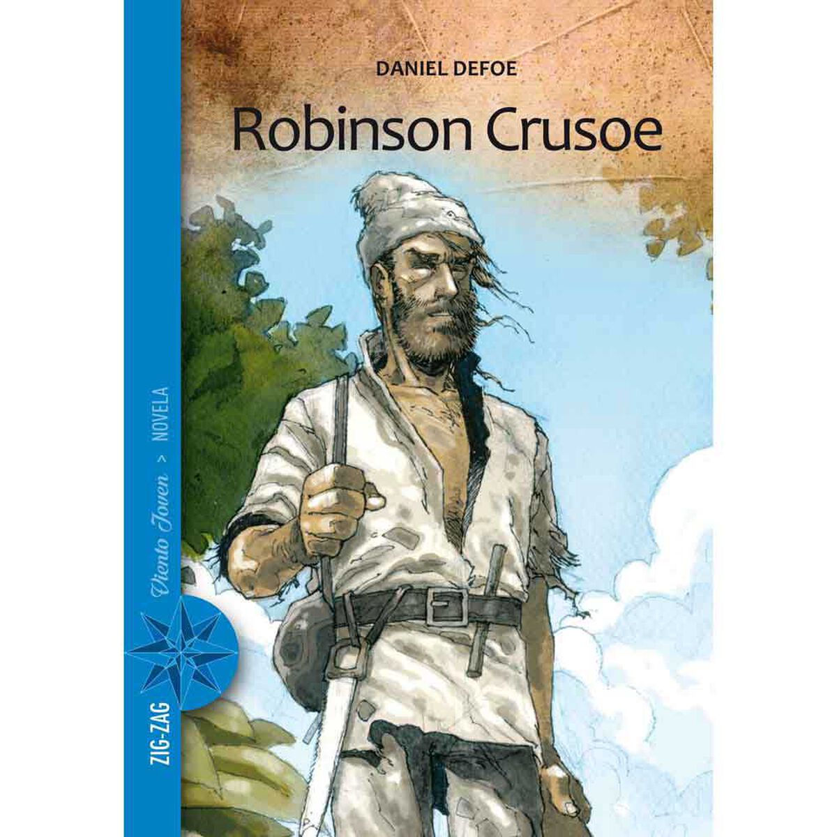 Libro Robinson Crusoe Daniel Defoe Zig-Zag