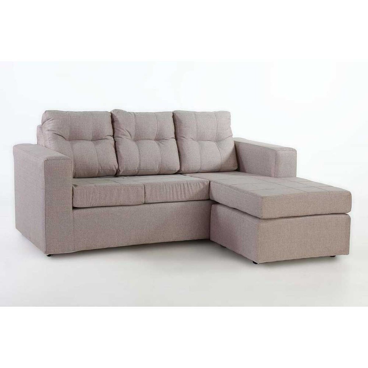 Sofá Modular Kea Rodas 3 Cuerpos Beige
