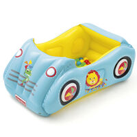 Piscina de Pelotas Inflable Fisher Price Auto de Carrera