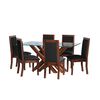 Juego de Comedor Latam Home Merida 6 Sillas Negro