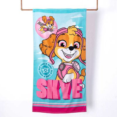 Toalla de Playa Infantil Paw Patrol Bubble Niña 70 x 140 cm