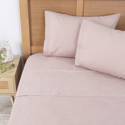 Imagen 2 del producto Juego de Sábanas Mashini 144 Hilos King Lisa Rosado