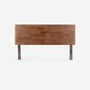 Cama Europea Rosen 2 Plazas Ergo T + Respaldo Tabor Caf&eacute;