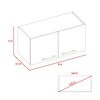 Combo Mueble Superior + Mueble Microondas + Mueble Inferior TuHome Manchester Blanco