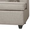 Sofá Seccional Black Factory Berta 4 Cuerpos Beige