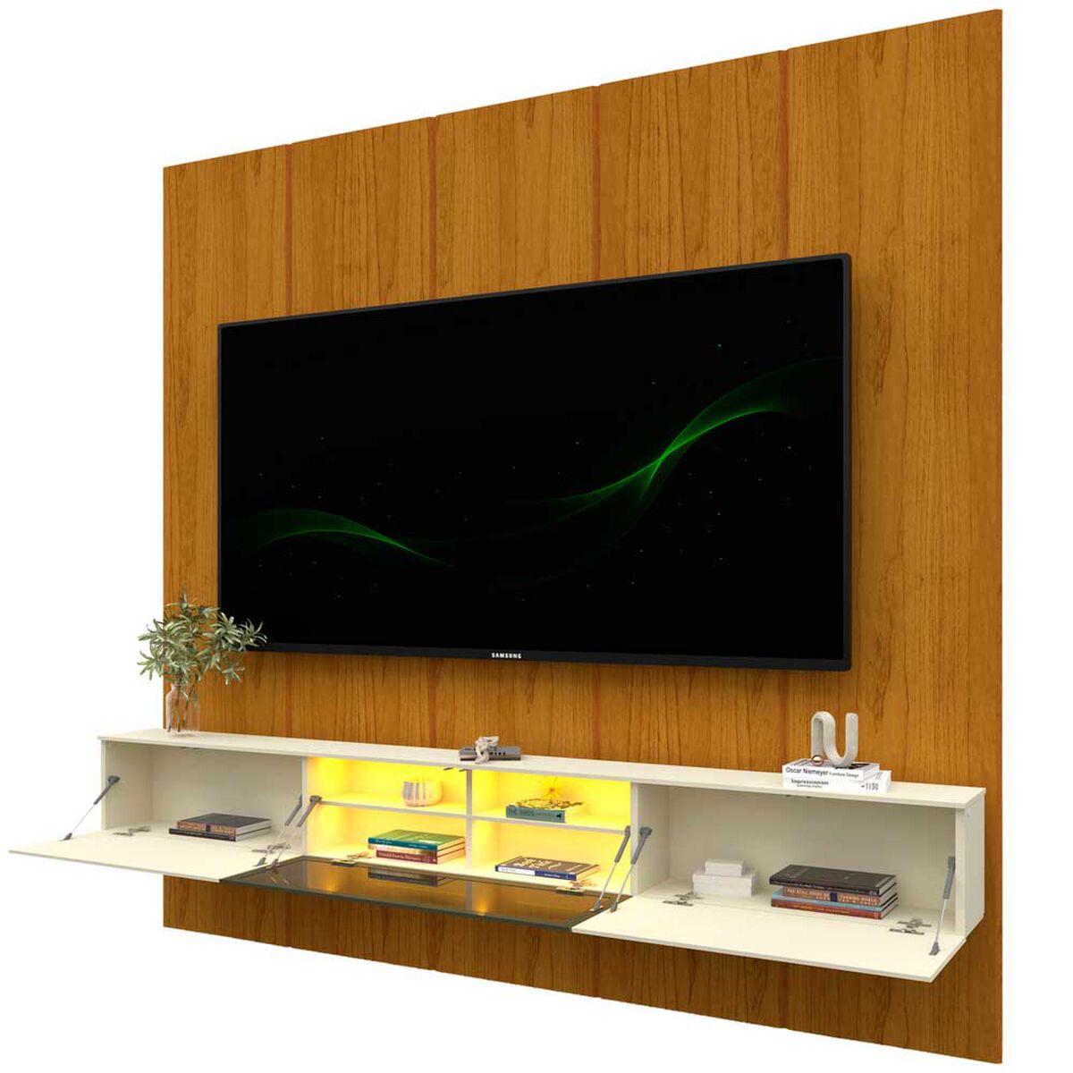 Home Decocasa Realce Luminare hasta 85" Natural Off White