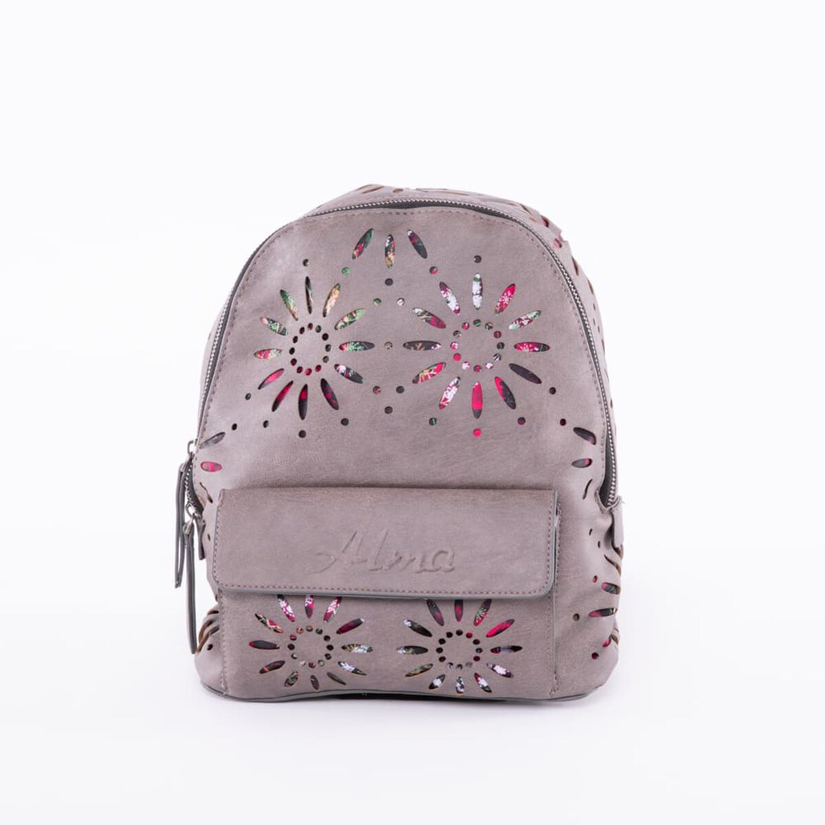 Mochila Ecocuero Grey Alma