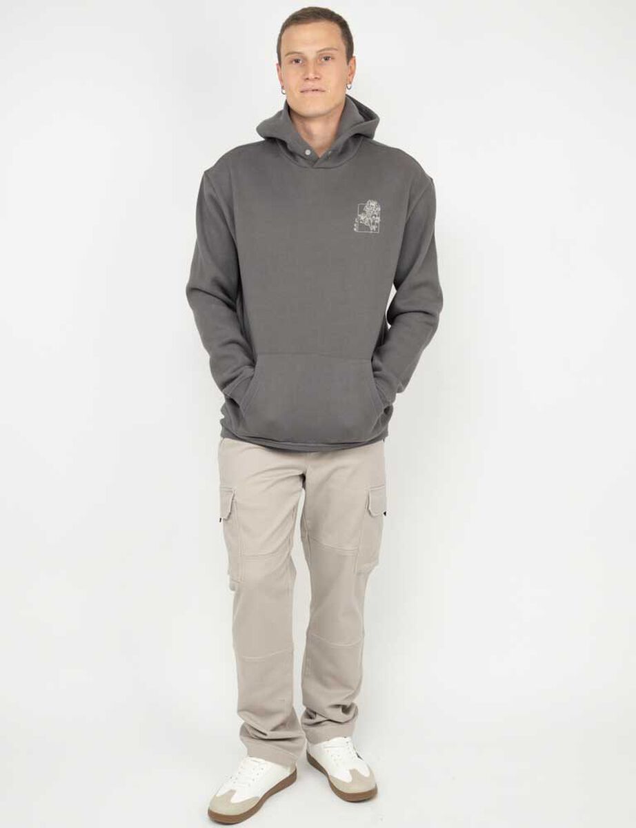 Hoodie Oversize Capucha con broches Hombre Soviet