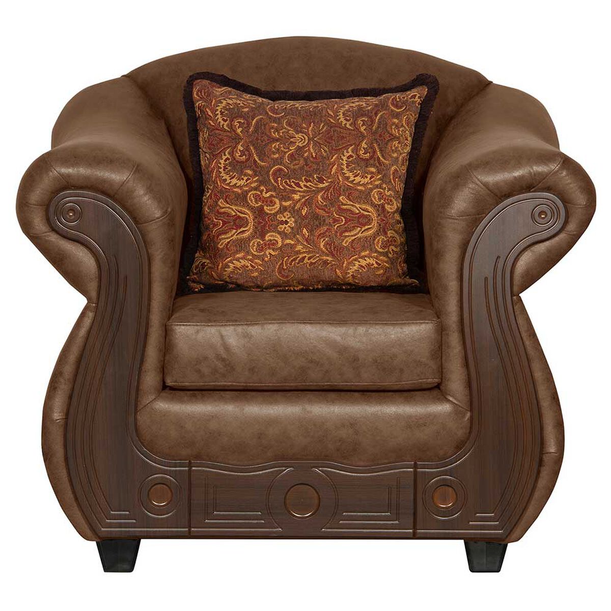 Juego de Living Black Factory Estambul 5 Cuerpos Café