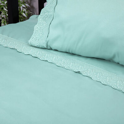 Imagen 1 del producto Juego de Sábanas Doral 1,5 Plazas Santorini Verde