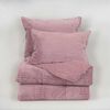 Plumón Liso Mashini 1,5 Plazas Corduroy Coral Sherpa Rosado