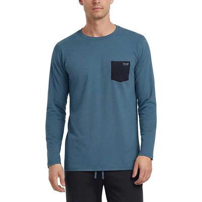 Imagen 2 del producto Pijama Invierno Algodón Hombre Top Color-3