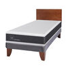 Cama Europea CIC 1,5 Plazas Ortopedic + Respaldo New Villarrica