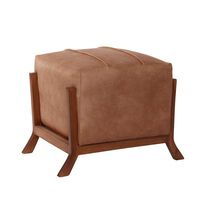 Pouf Latam Home Marsella Cuero Kentucky Tabaco