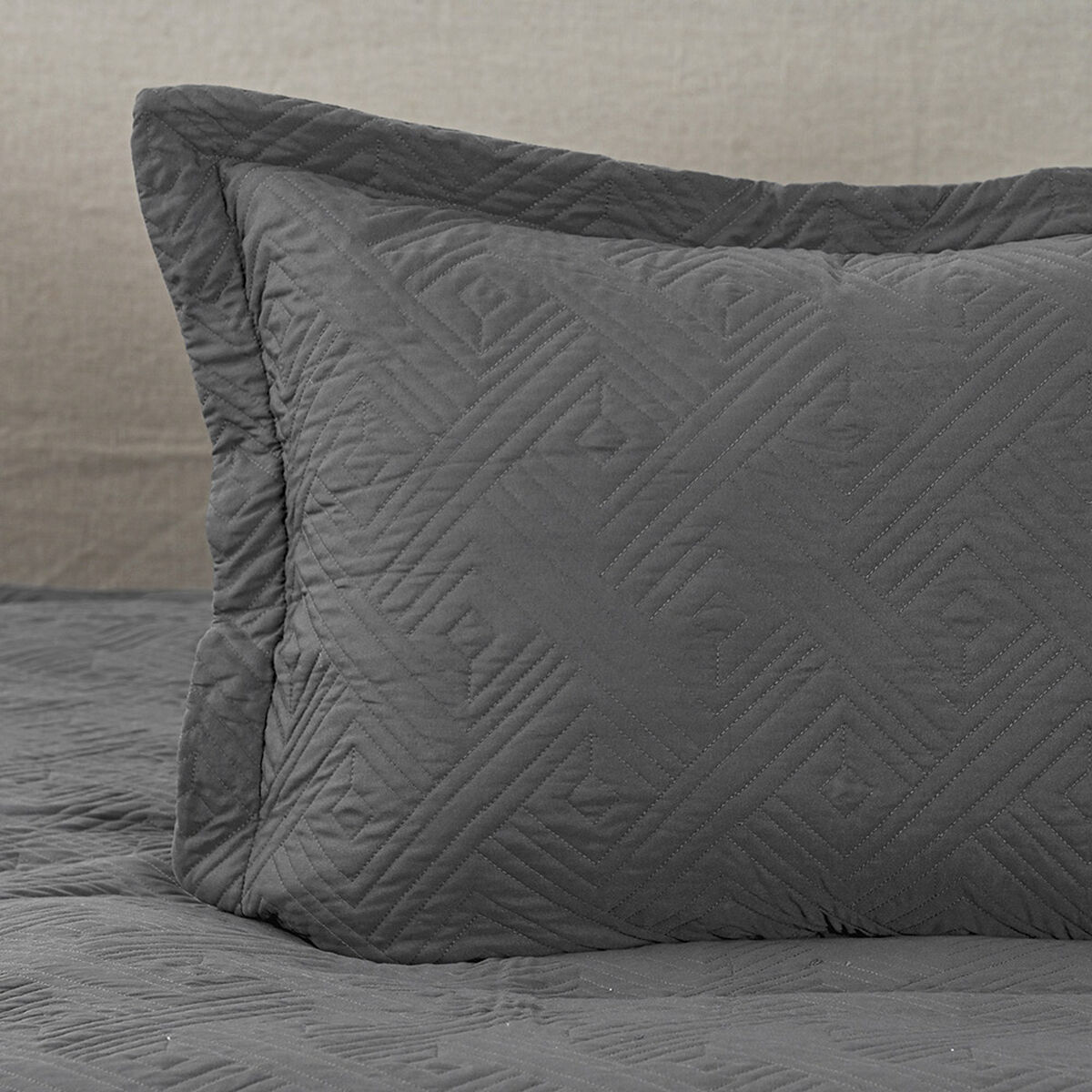 Quilt Cannon Matelado 1,5 Plazas Gris