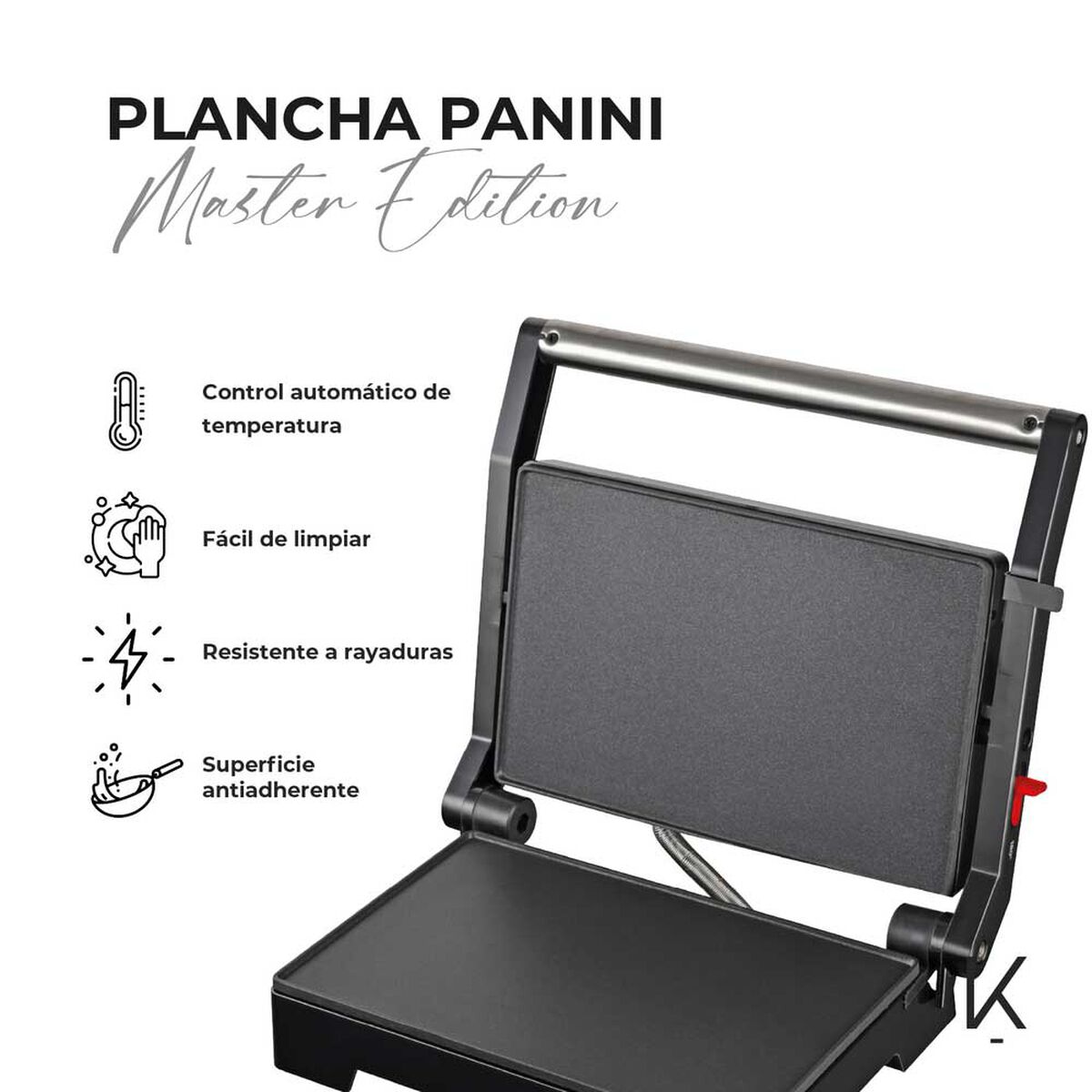 Sandwichera Panini Kitchen-it Master Edition