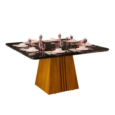 Imagen 2 del producto Juego de Comedor Vekkahome Italia 8 Sillas Negro