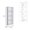 3 Estantes + Estante 2 Puertas TuHome Home Blanco