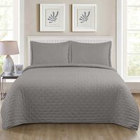 Quilt Illusions 1,5 Plazas Gris Roma