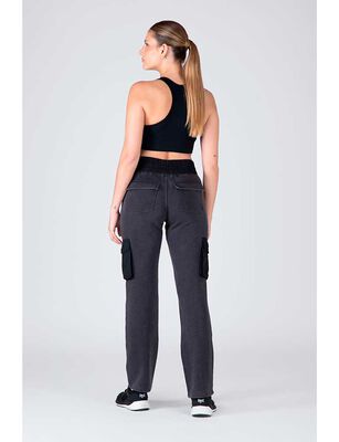 Imagen 2 del producto Pantalon Mujer Casual Sport Everlast Dark Grey, Negro